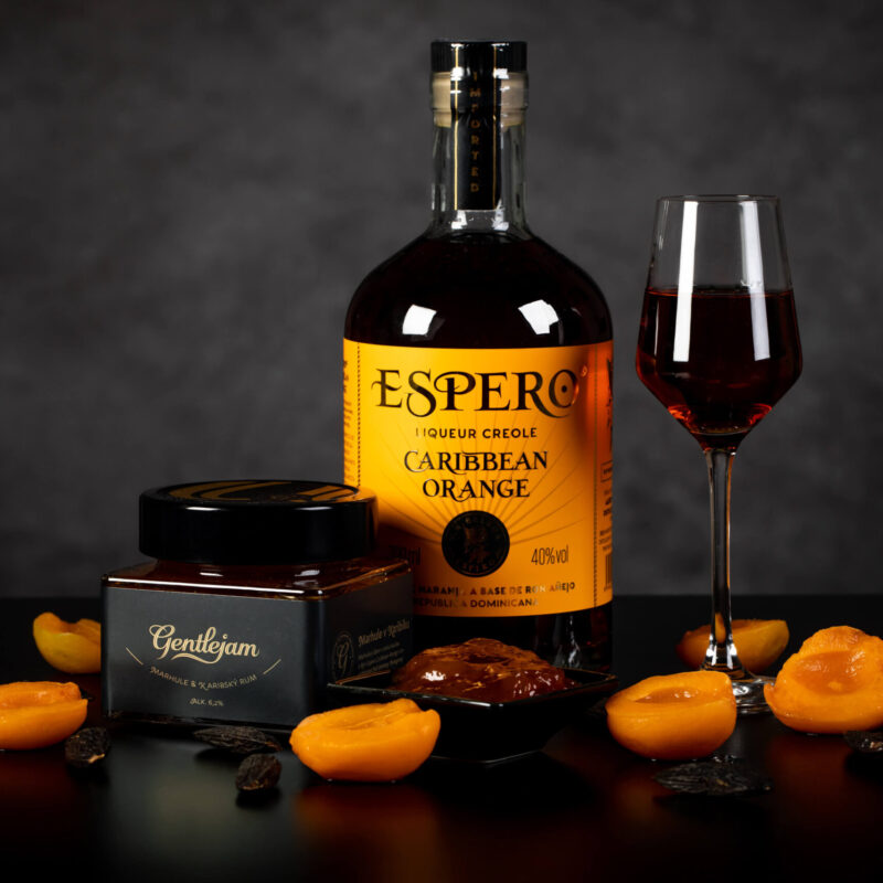 Marhule v Karibiku - marhuľový džem s karibským pomarančovým rumom