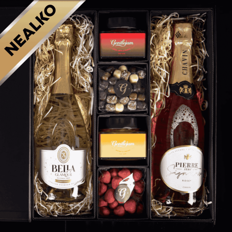 NEALKO vínový box s čoko dobrotami a NEALKO džemami
