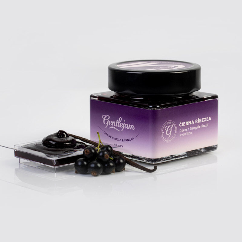 ČIERNA RÍBEZĽA - Džem z čiernych ríbezlí s vanilkou