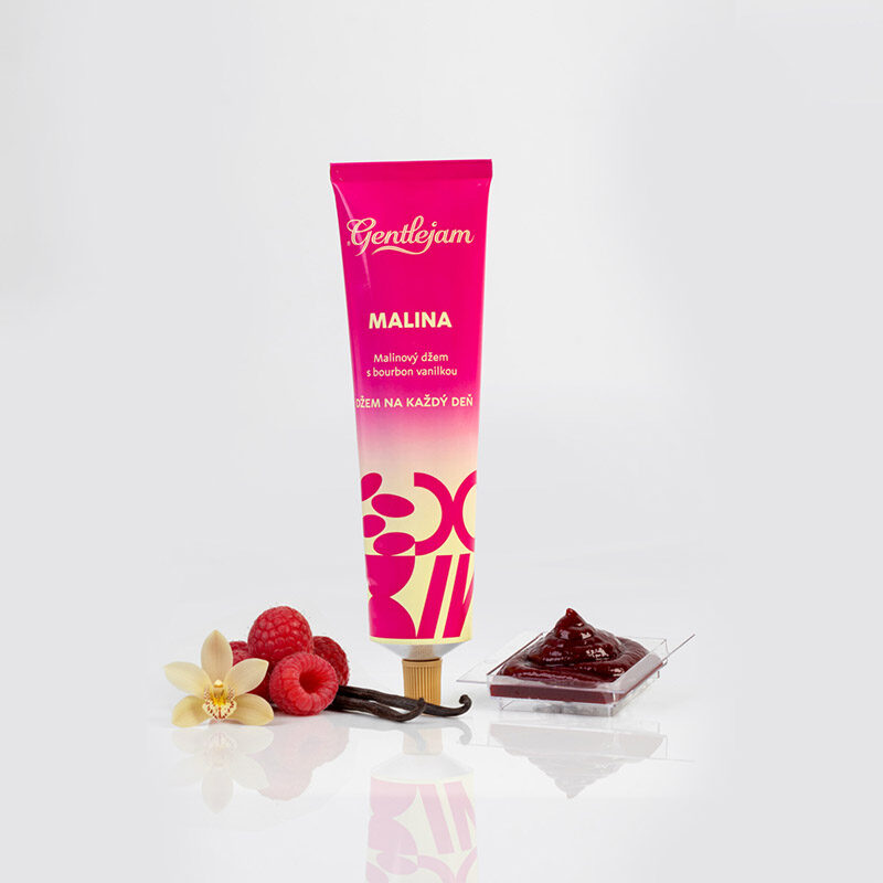 MALINA - Malinový džem s bourbon vanilkou v tube