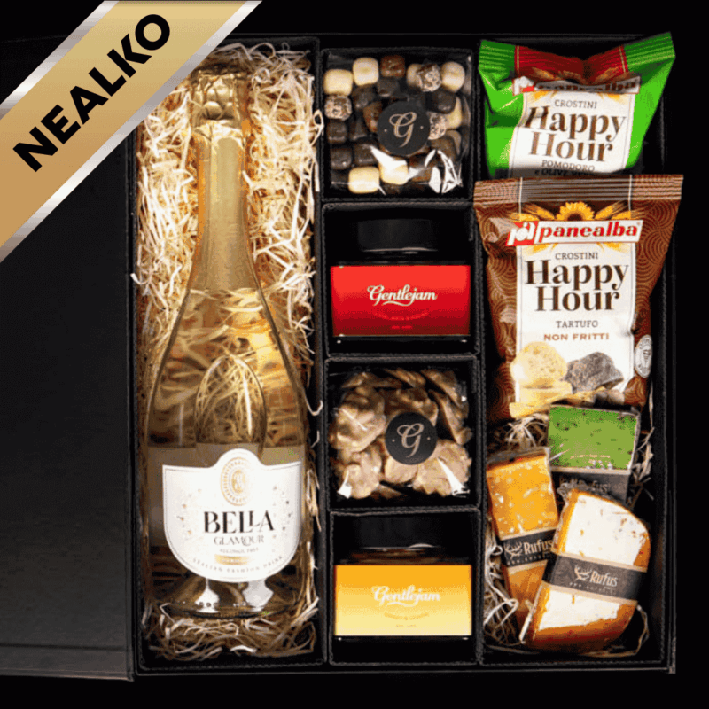 NEALKO gurmánsky box s čoko dobrotami, crostini a syrmi
